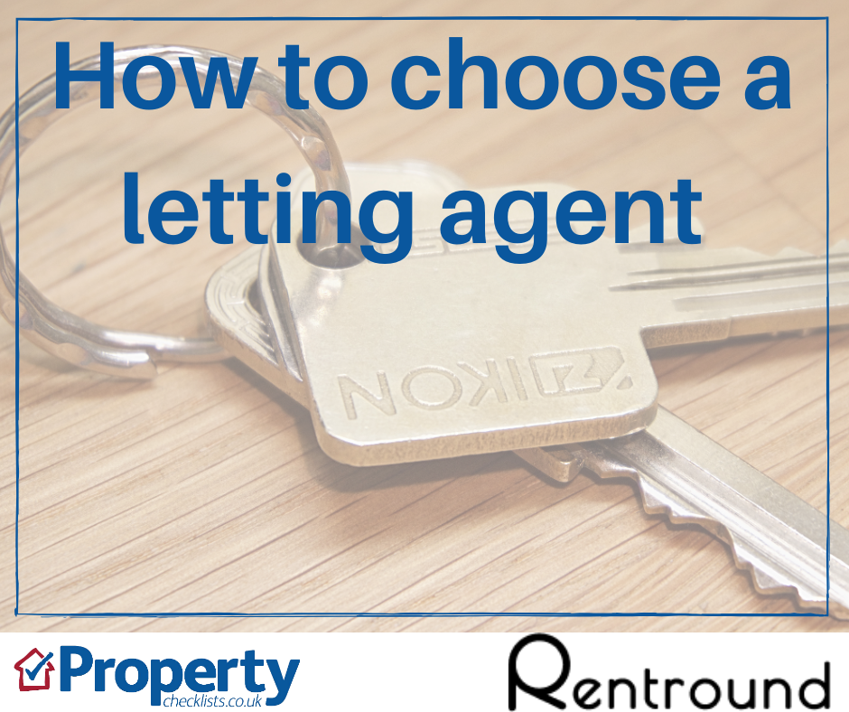 How to choose a letting agent checklist