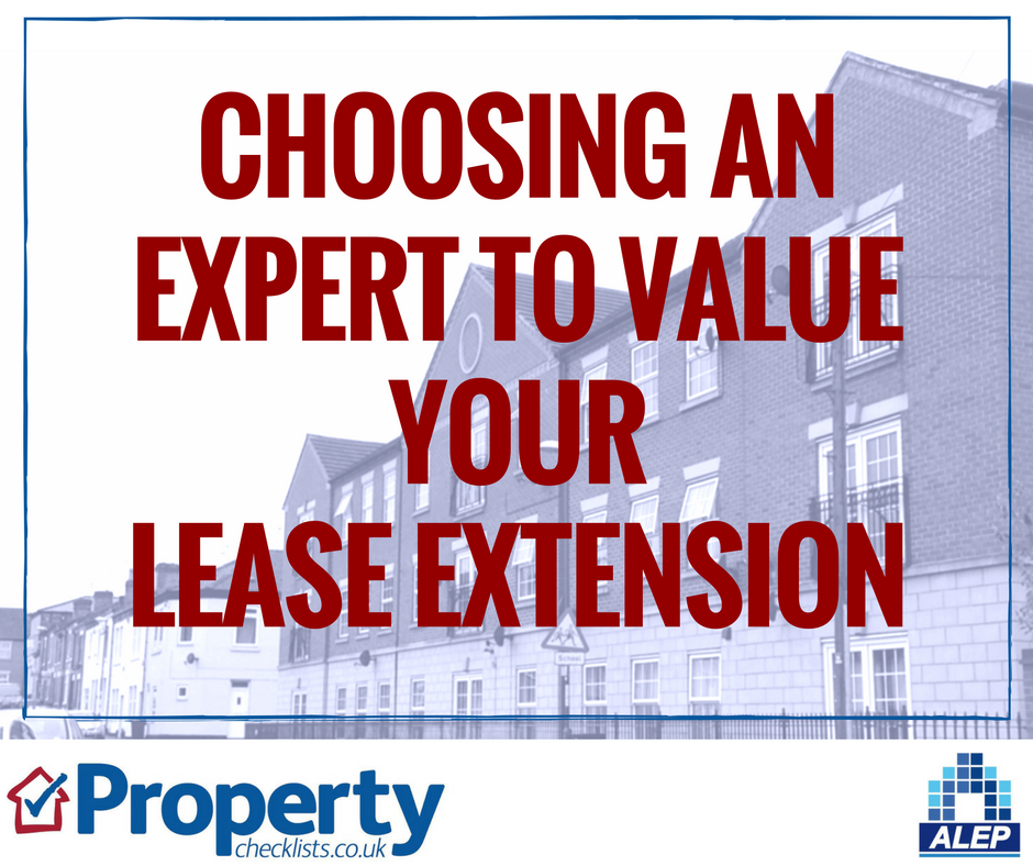 Choosing an expert to value your lease extension checklist