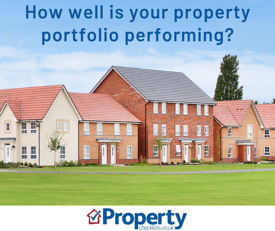 How well is your property portfolio performing checklist