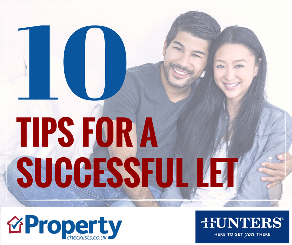 Top ten tips for managing a successful let