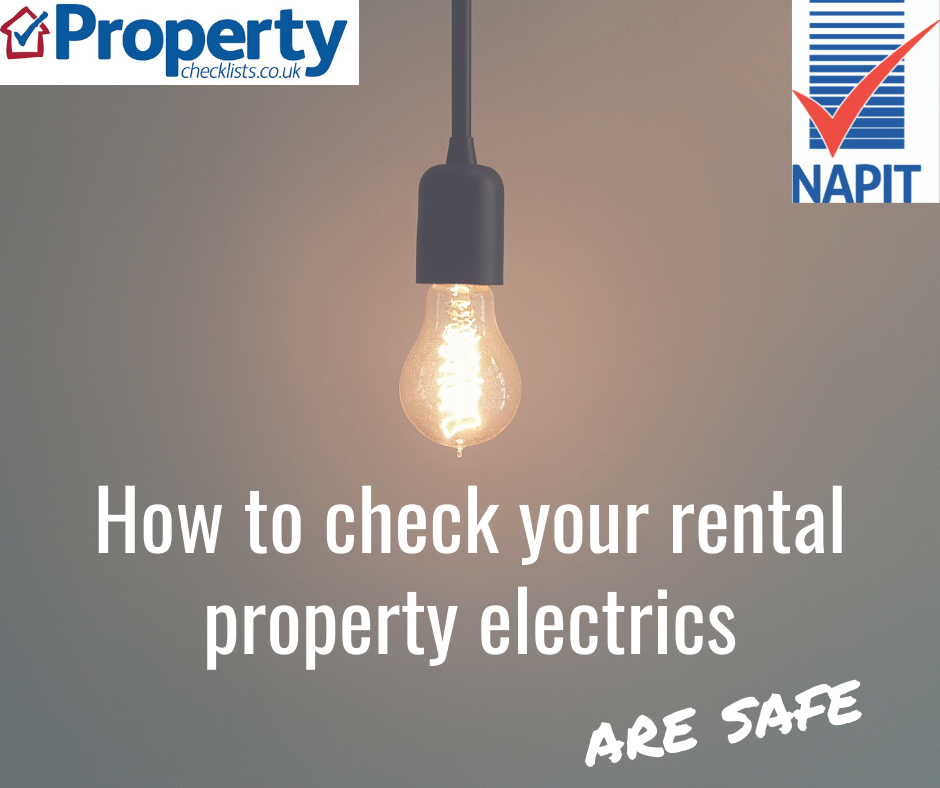 How to check your rental property electrics are safe checklist