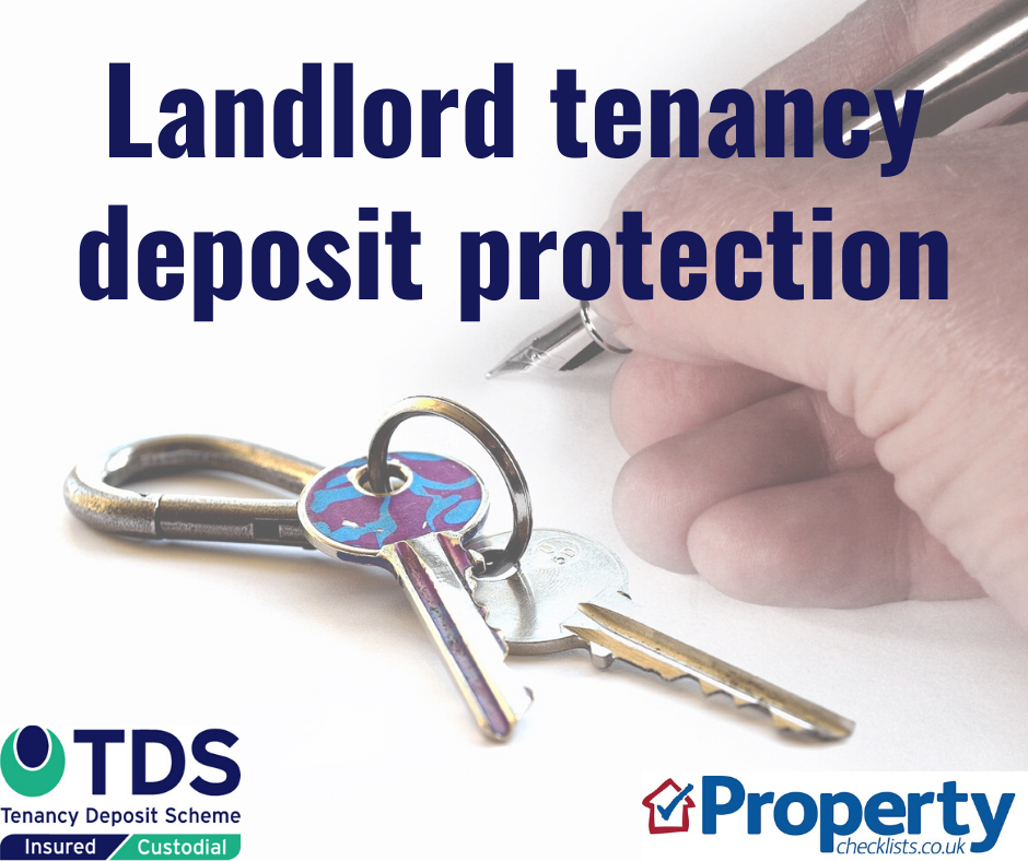 Landlord tenancy deposit protection checklist